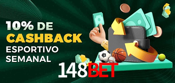 10% de bônus de cashback na 148bet