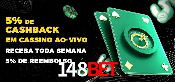 Promoções do cassino ao Vivo 148bet